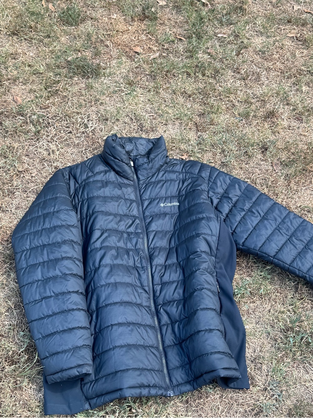 Columbia Men's Dark Gray Quilted Puffer Jacket